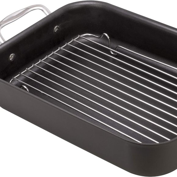 HIC Kitchen Wire Roasting Baking Broiling Rack, 12-Inches x 7.5-Inches - Picture 1 of 5